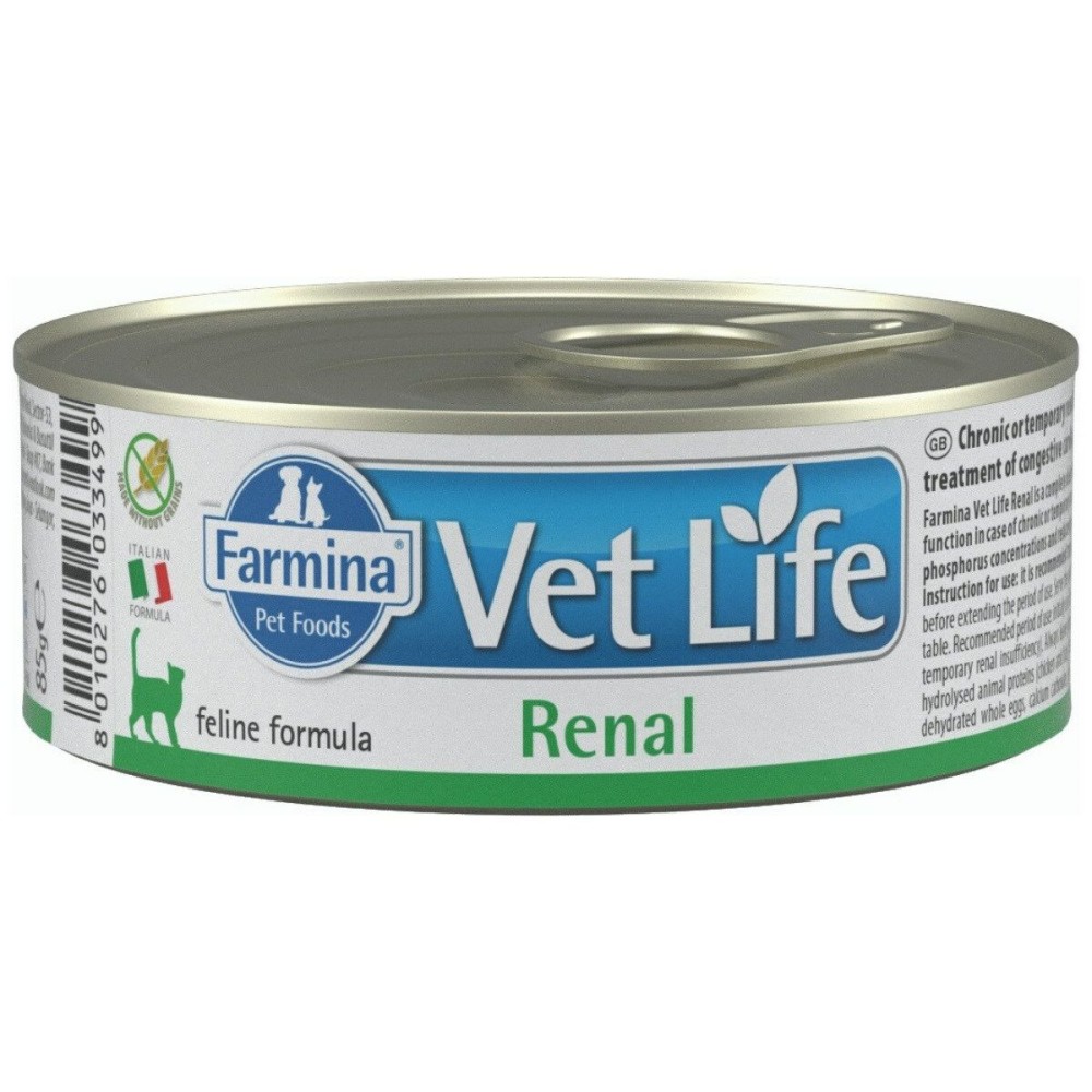 Cat food Farmina Vet Life Diet Renal  Chicken Potatoes 85 g