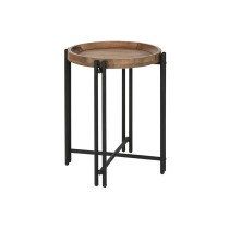 Petite Table d'Appoint Home ESPRIT Bois Métal 50 x 50 x 60 cm