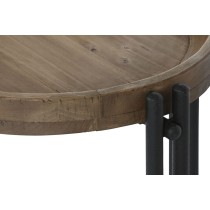 Petite Table d'Appoint Home ESPRIT Bois Métal 50 x 50 x 60 cm