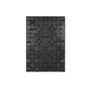 Wall Decoration Home ESPRIT Black Abstract Modern 81 x 3,8 x 117 cm