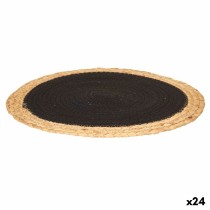 Untersetzer Kinvara TS23885-B Schwarz Baumwolle Seetang 35 x 0,6 x 35 cm (24 Stück)