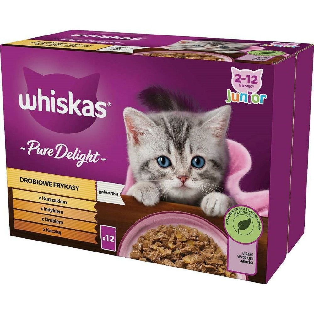 Katzenfutter Whiskas                                 Huhn Truthahn Ente Vögel 12 x 85 g