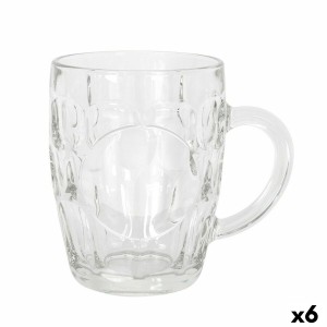 Beer Mug Crisal Sintra 550 ml (6 Units)