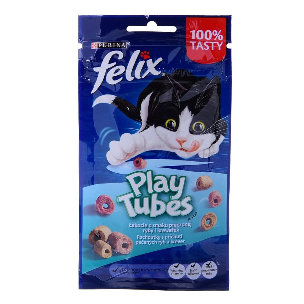 Aliments pour chat Purina Play Tubes Poisson 50 g