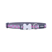 Hundehalsband Red Dingo STYLE HOT PINK ON COOL GREY 31-47 cm