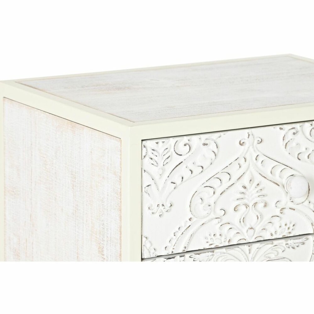 Table de Nuit DKD Home Decor ABETO Plastique (Reconditionné B)