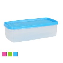 Lunch box Rectangular 23,5 x 11,5 x 7 cm (12 Units)