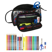 School Case with Accessories The Avengers Forever Multicolour 20 x 11 x 8.5 cm (32 Pieces)