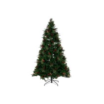 Weihnachtsbaum DKD Home Decor Rot grün Polyäthylen 140 x 140 x 210 cm