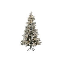 Weihnachtsbaum DKD Home Decor Weiß grün Polyäthylen Verschneit 140 x 140 x 210 cm