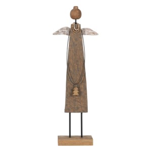 Christmas bauble Natural Mango wood Angel 22 x 8,5 x 71,5 cm