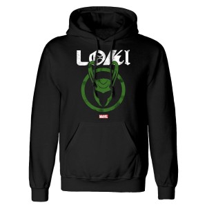 Unisex Hoodie Marvel Distressed Logo Black