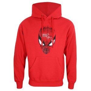 Sweat à capuche unisex Spider-Man Spider Crest Rouge