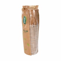 Gläserset Algon Einwegartikel Pappe Kraftpapier 30 Stücke 250 ml (20 Stück)