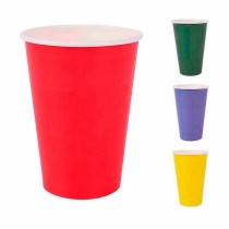 Set de Verres Algon Produits à usage unique Carton Multicouleur 20 Pièces 200 ml (20 Unités)