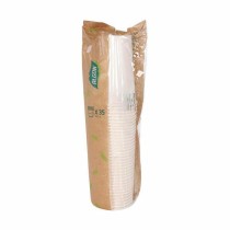 Set of glasses Algon Disposable Cardboard 330 ml White 10 Pieces (20 Units)