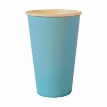 Set de Verres Algon Produits à usage unique Carton Bleu 10 Pièces 350 ml (20 Unités)