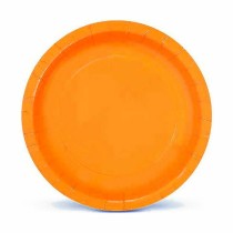 Plate set Algon Disposable 20 cm Cardboard Yellow 10 Pieces (36 Units)