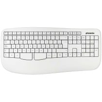 Drahtlose Tastatur Phoenix K201 Weiß Qwerty Spanisch