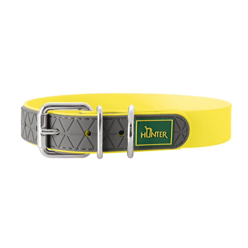 Dog collar Hunter Convenience 53-61 cm L/XL Yellow