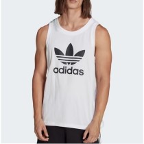 Maillot de Corps sans Manches pour Homme Adidas  TREFOIL TANK IA4808  Blanc