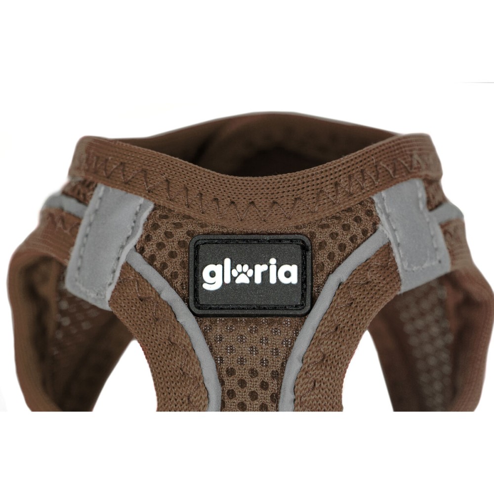 Hundegeschirr Gloria 41,4-43 cm Braun M 29,4-32,6 cm