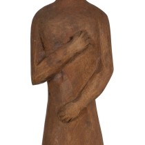 Figurine Décorative Naturel Africain 14,5 x 9 x 38,5 cm (2 Unités)