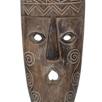 Deko-Figur Braun Maske 22 x 6 x 87 cm