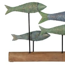 Deko-Figur grün natürlich Fische 56 x 7 x 31 cm