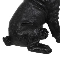 Decorative Figure Black Golden Dog 15,5 x 18,4 x 25,5 cm