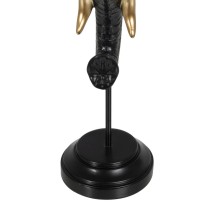 Deko-Figur Schwarz Gold Elefant 20,5 x 14,3 x 35,5 cm