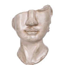 Decorative Figure Beige Face 12,5 x 13,5 x 27,5 cm