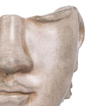 Figurine Décorative Beige Visage 12,5 x 13,5 x 27,5 cm