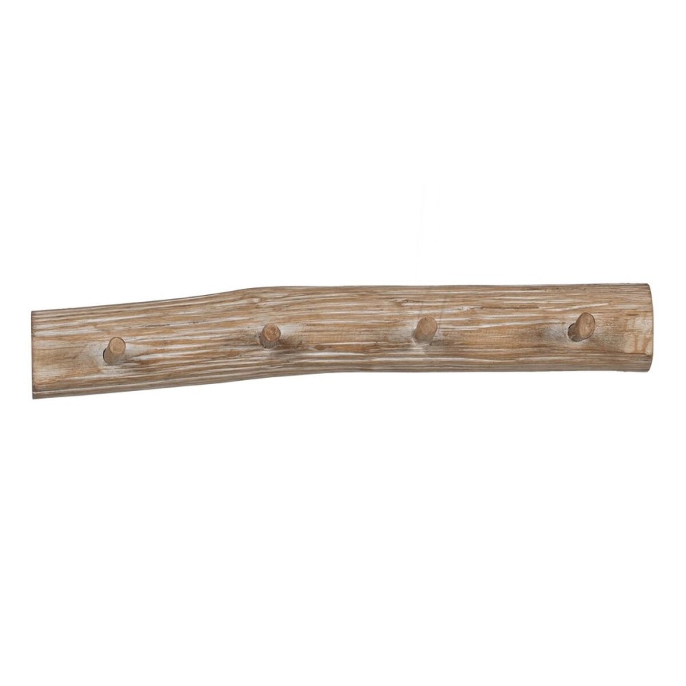 Wall mounted coat hanger Fir wood 50 x 8 x 7 cm