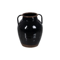 Vase Black Iron 18,5 x 18,5 x 22 cm