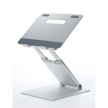 Laptop-Stand Pout POUT-02701SG Silikon Aluminium 26,5 x 40 x 27 cm