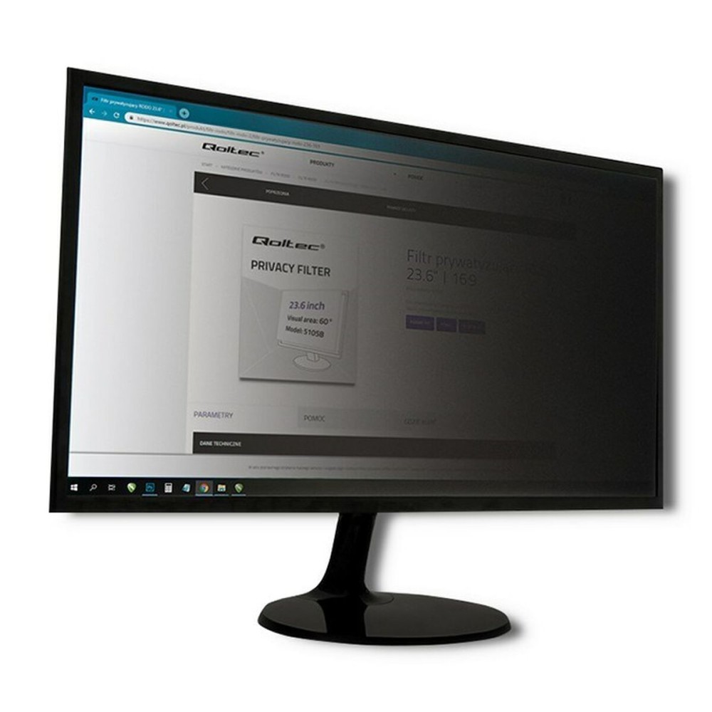 Filtre de Confidentialité pour Moniteur Qoltec 51056