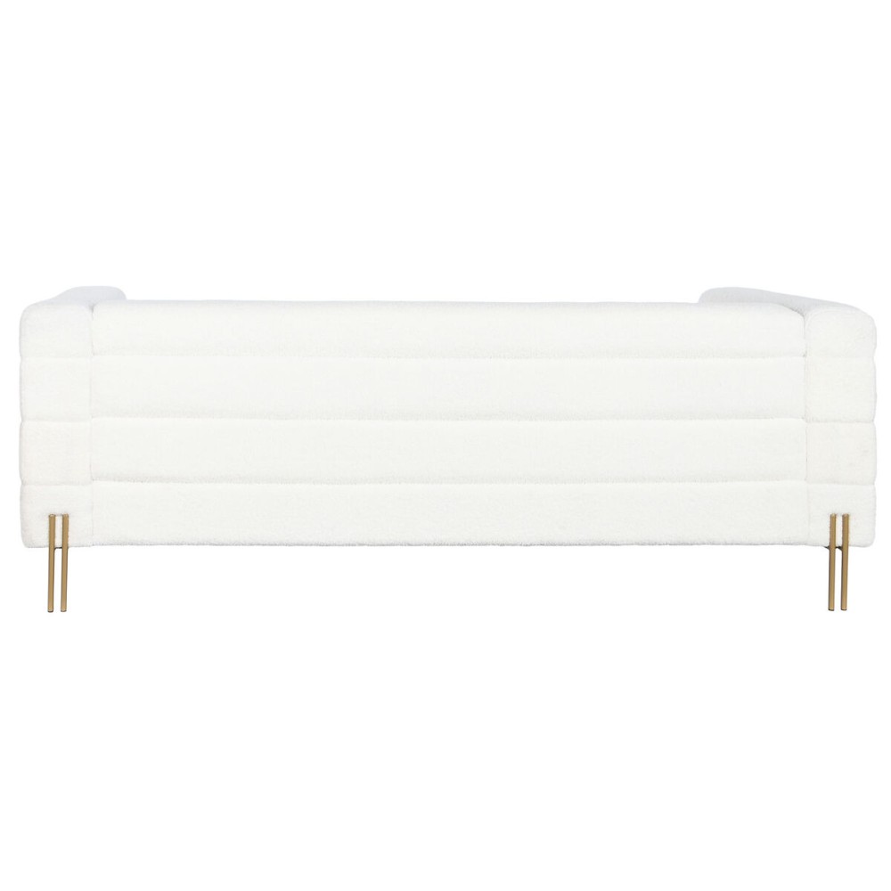 Canapé DKD Home Decor Blanc Métal 205 x 85 x 73 cm