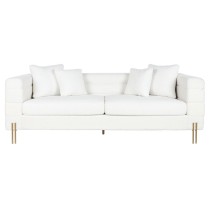 Canapé DKD Home Decor Blanc Métal 205 x 85 x 73 cm