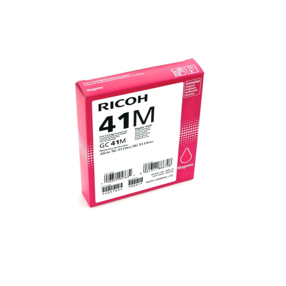 Cartouche d'encre originale Ricoh 405763 Magenta