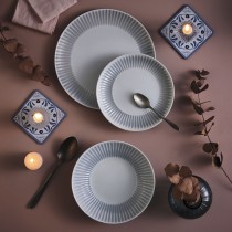 Assiette plate Luminarc Cottage Gris verre 25 cm (24 Unités)