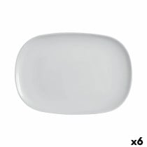 Serving Platter Luminarc Diwali Grey Glass 35 x 24 cm (6 Units)