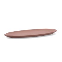 Snack tray Quid Mineral Gres Terracotta Ceramic 13 x 30,5 cm (8 Units)