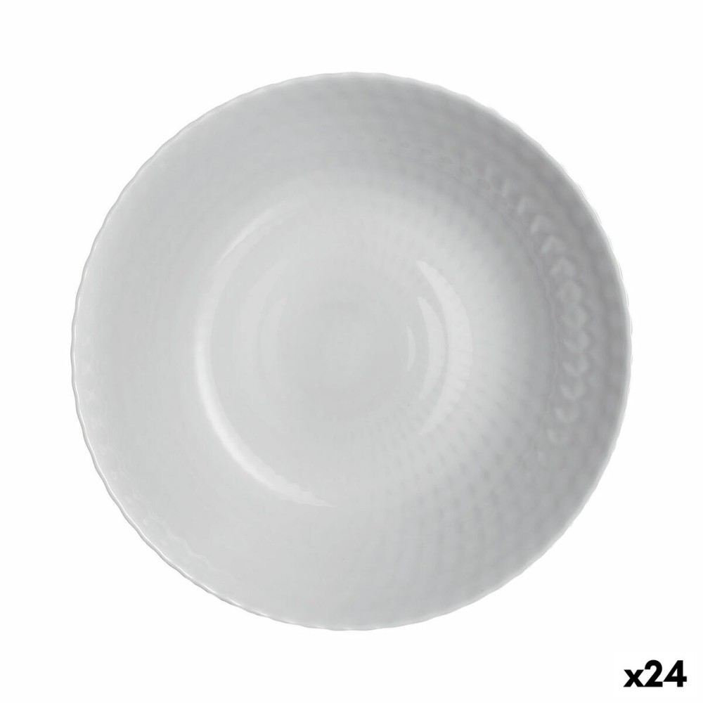 Assiette creuse Luminarc Pampille Granit Gris verre 20 cm (24 Unités)