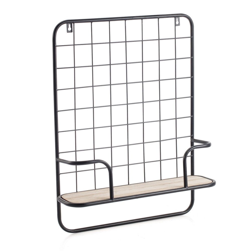 Shelves Vinthera Moa Steel Black Metal 42,5 x 12 x 56 cm (8 Units)