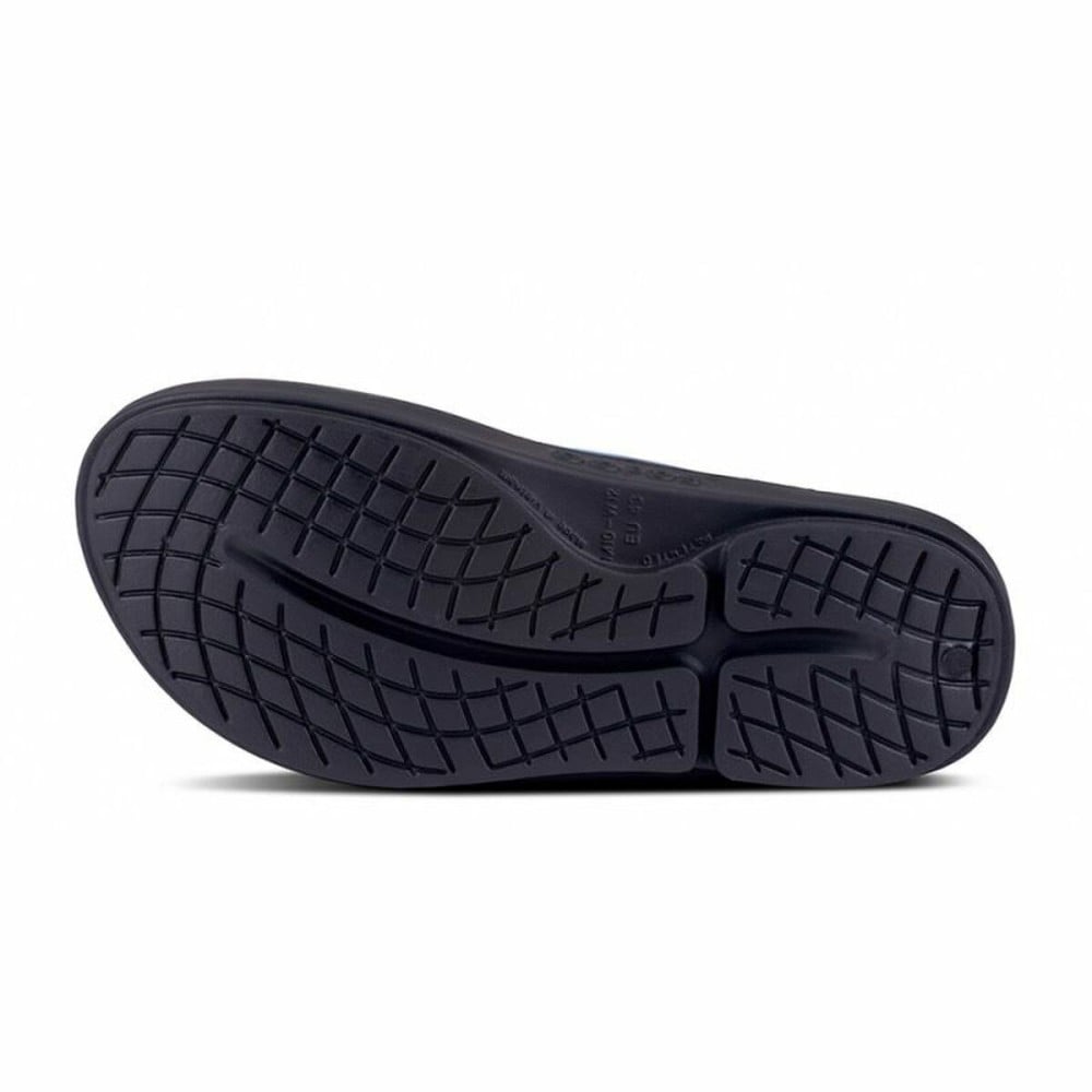 Schwimmbad-Slipper OOfos Schwarz