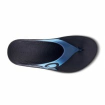 Schwimmbad-Slipper OOfos Schwarz