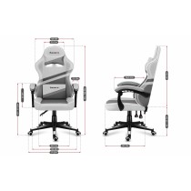 Gaming Chair Huzaro HZ-Force 4.4 White Mesh White