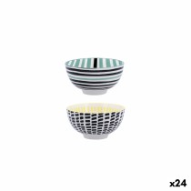 Bowl Bidasoa Zigzag Multicolour Ceramic 11 cm (24 Units)