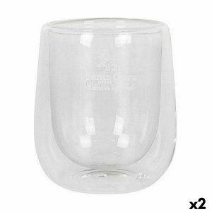 Set de Verres Santa Clara Thermique Verre Borosilicaté 2 Pièces (2 Unités)